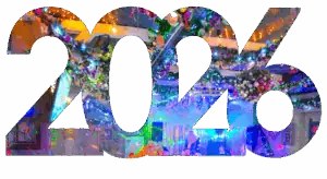 Рождественская елка и праздничная гирлянда в интерьере VE Art Resort, создающие атмосферу уюта и праздника.