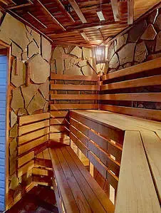 Домики в лесу с баней отдых Подмосковье